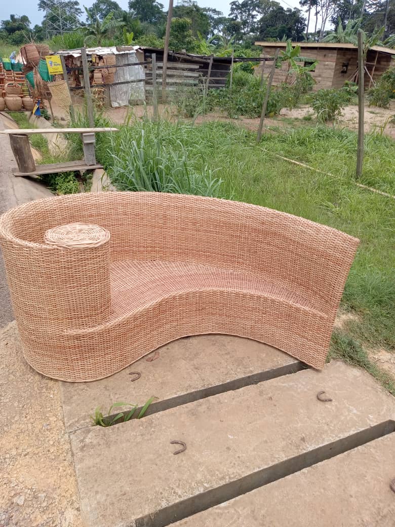 Rattan Loveseat