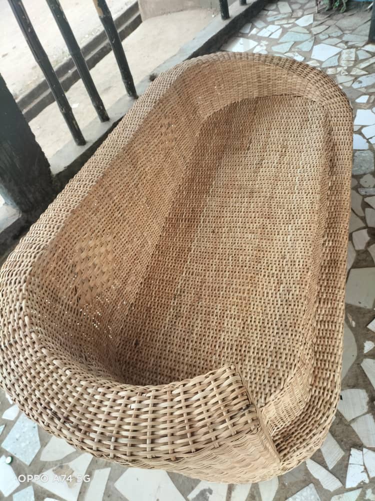 Wedge Rattan Sofa conservatory